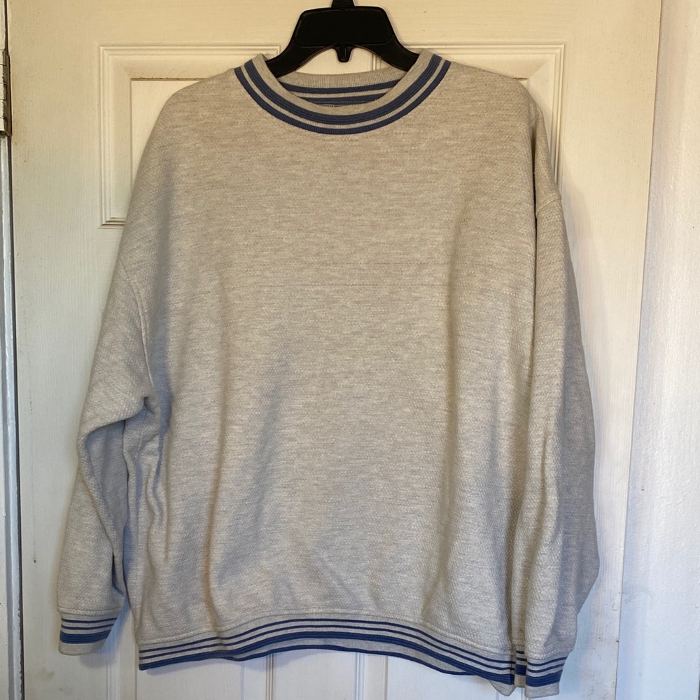 Vintage 90s Northeast Outfitters Sweatshirt Mens XL Gray Pullover L/S Crew Neck